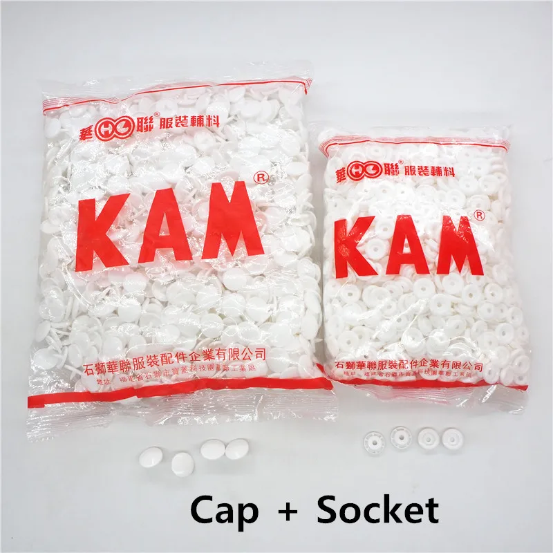 

Chengkai 1000 sets T5 Size 20 Kam Round Glossy Plastic Resin Buttons fasteners Press Stud Baby Children Snaps part (Cap+Socket)