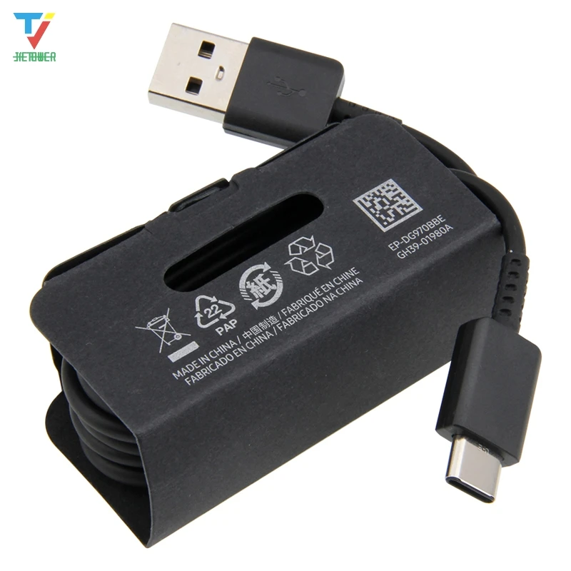 100 шт./лот 1 м Type C USB s10 кабель для синхронизации данных зарядный шнур Samsung S8 S9 S10 Note 8 9