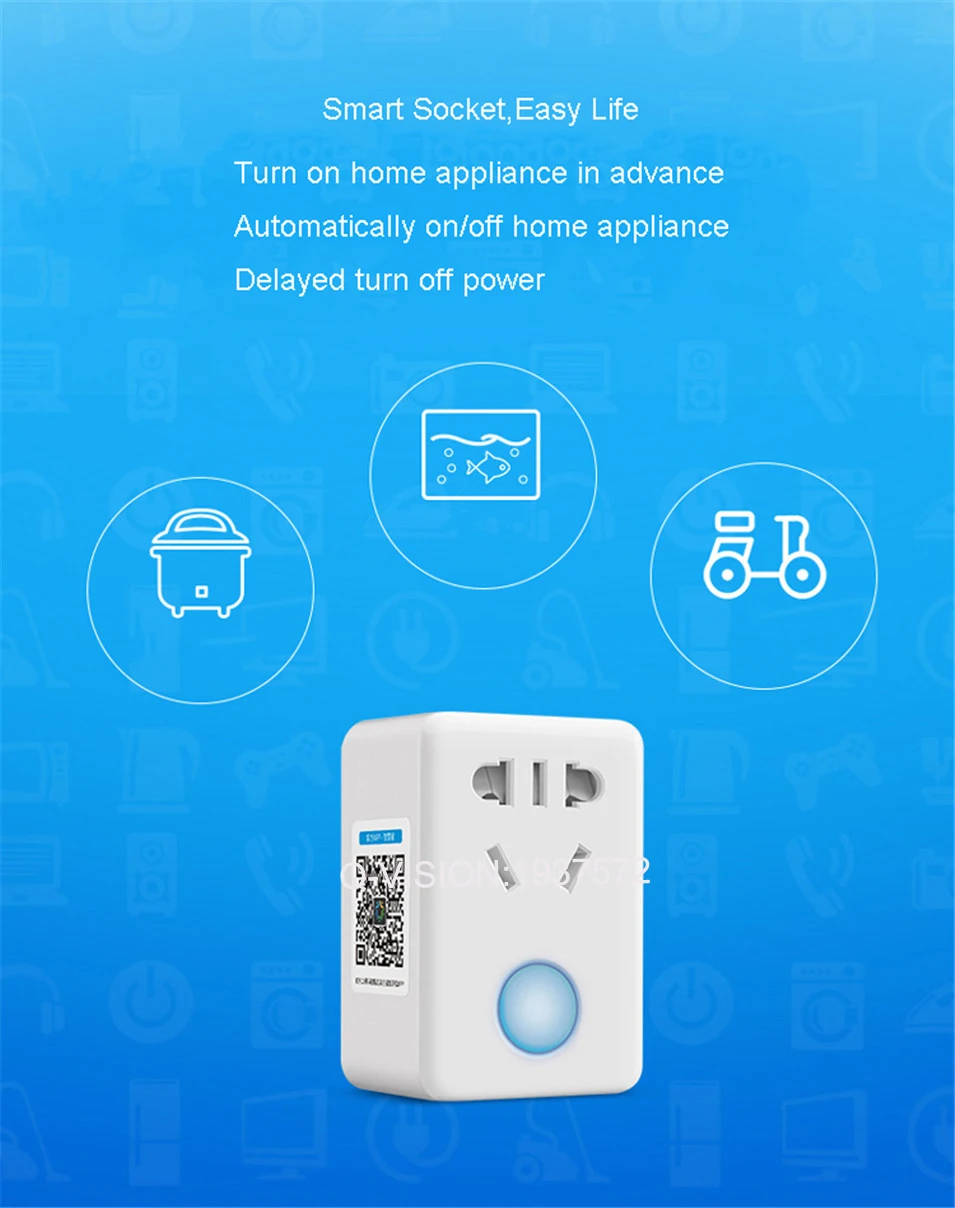 Broadlink SP Mini3,Smart Wifi Wireless Remote Control Socket,Power Supply Plug,Plug+Timer+Extender,Home Appliance Automation 10A