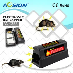 Aosion человека электрони Высокое напряжение мышеловка убийца крыса zapper с адаптером AN-C555