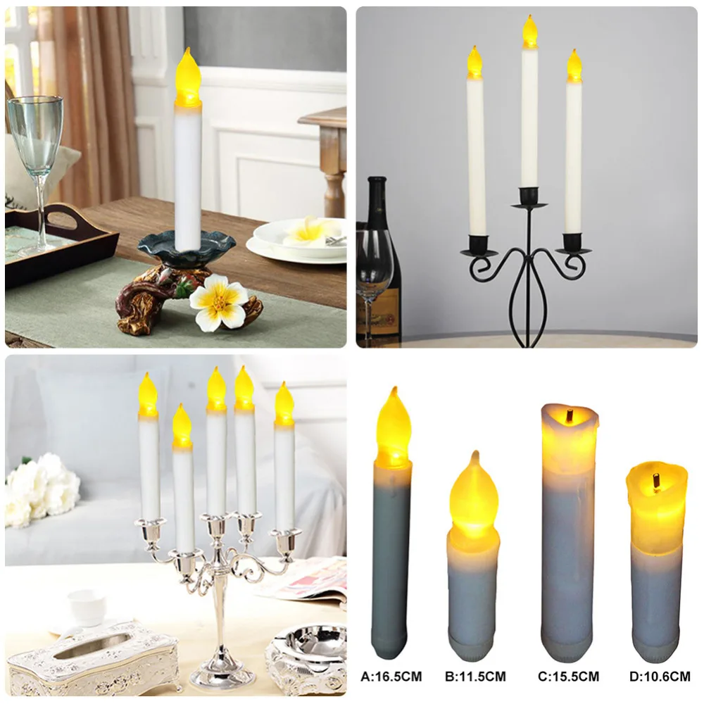 Buy LAIDEYI Long Electronic Simulated Candle Lights