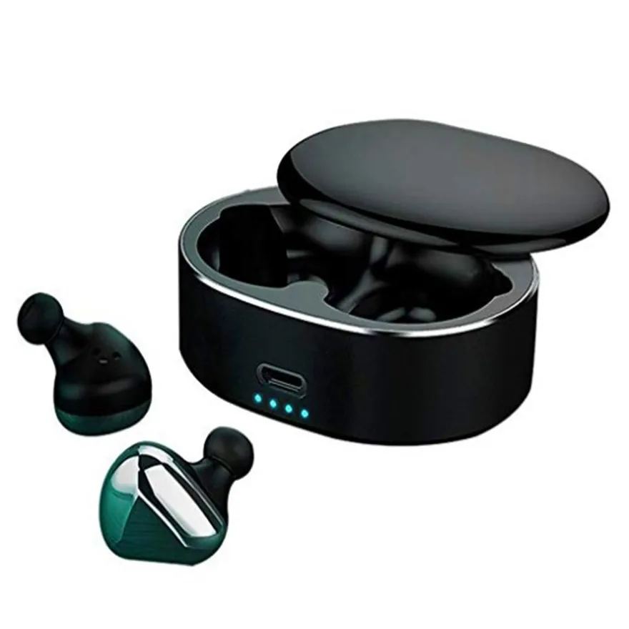 

Bluetooth 5.0 Earphone Power Bank Touch Earbuds Truly Wireless In Ear Dual Earbuds Silicone Volume Control Hifi Audio Headset