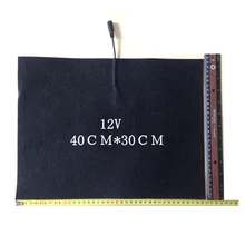 1 шт. нагревательный элемент из углеродного волокна, подогреватель для ног, грелка для рук, работающая с переключателем 12 В, Автомобильная подушка 40 см X 30 см