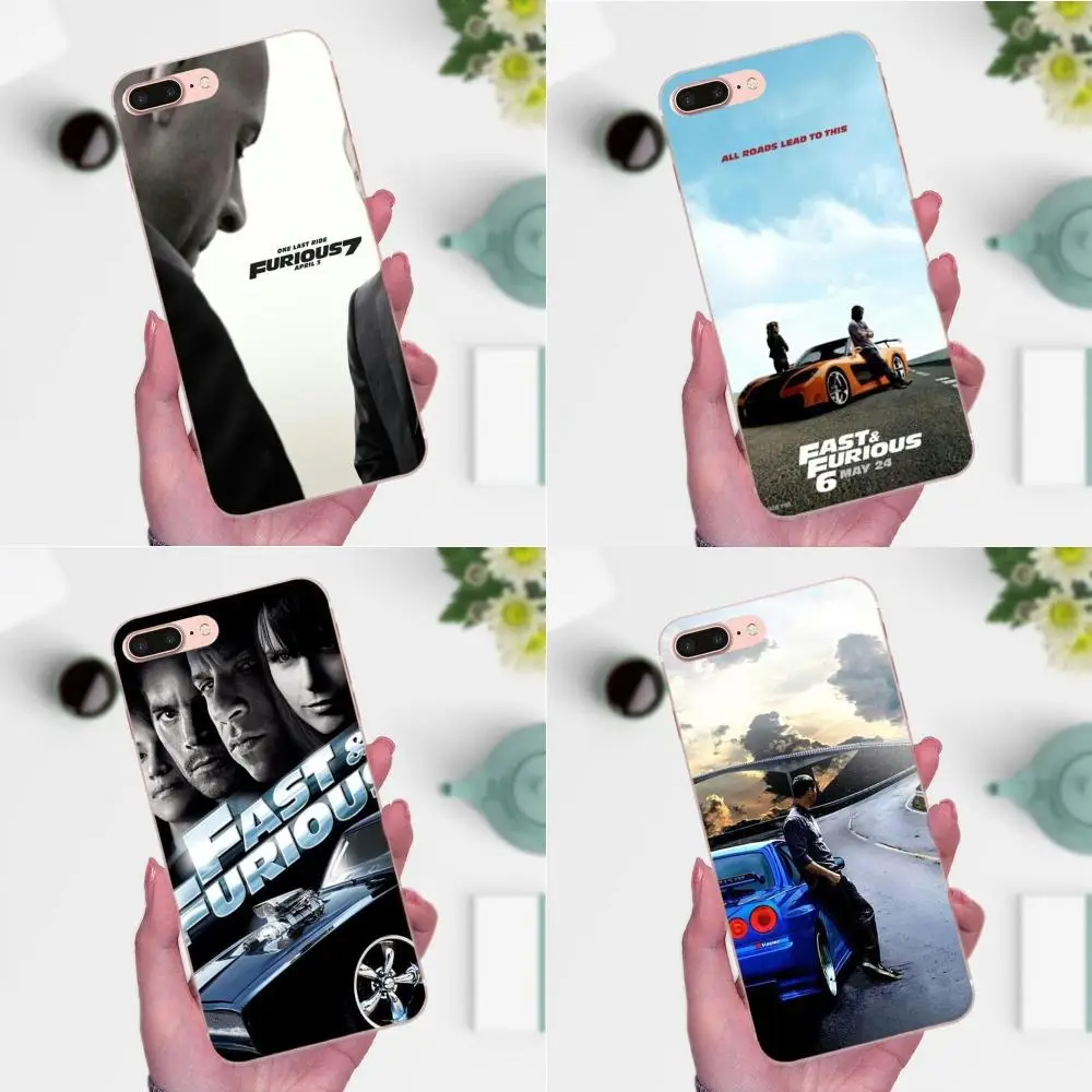 Для Huawei P8 P9 P10 P20 P30 Mate 7 8 9 10 20 Lite Plus Pro 2017 чехол из ТПУ с эффектом Форсажа Moive 7|Бамперы|