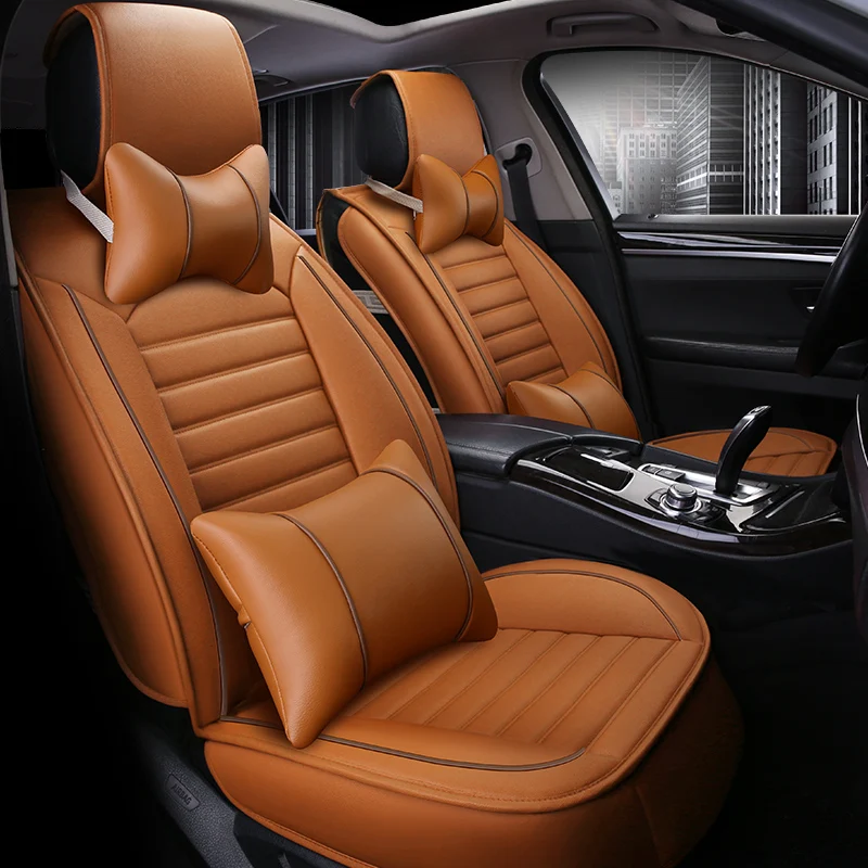 

WLMWL Universal Leather Car seat cover for Mazda all models mazda 3 5 6 cx7 cx-5 MX-5 cx-3 car accessorie car styling
