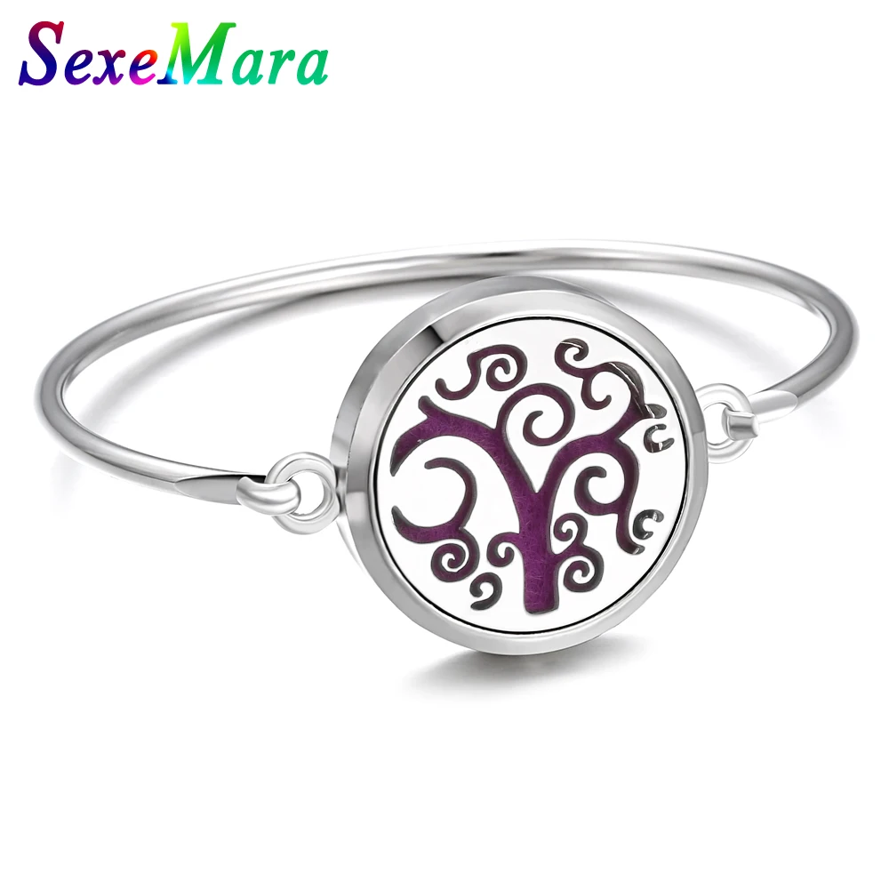 Perfume Bracelet Essential Oil Diffuser Locket Bracelet 316L Stainless