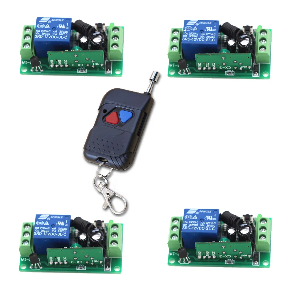 Remote Control Switch DC9V 12V 24V 1CH Lighting Switches