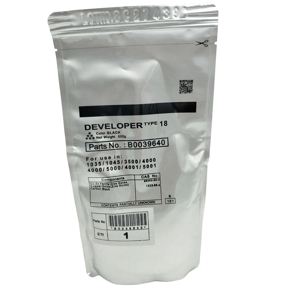 Black Color 2PCS Developer Powder for Ricoh AFICIO Developer Parts