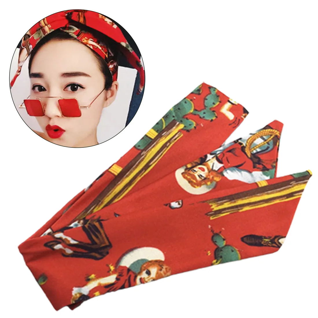 

New Print Turban Headband for Women Hair Accessories Stretch Hairbands Girls Headwear Headbands Head Wrap Band Bandanas