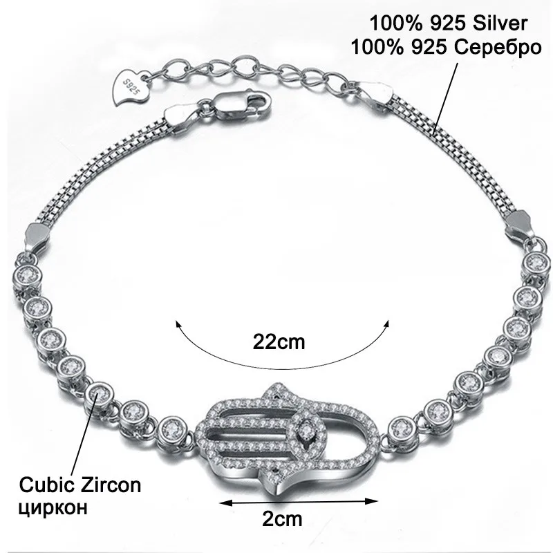 Fatima-Hand-Hamsa-Hollow-Designer-100-925-Sterling-Silver-Bracelets-Bangles-For-Women-Good-Luck-Gift
