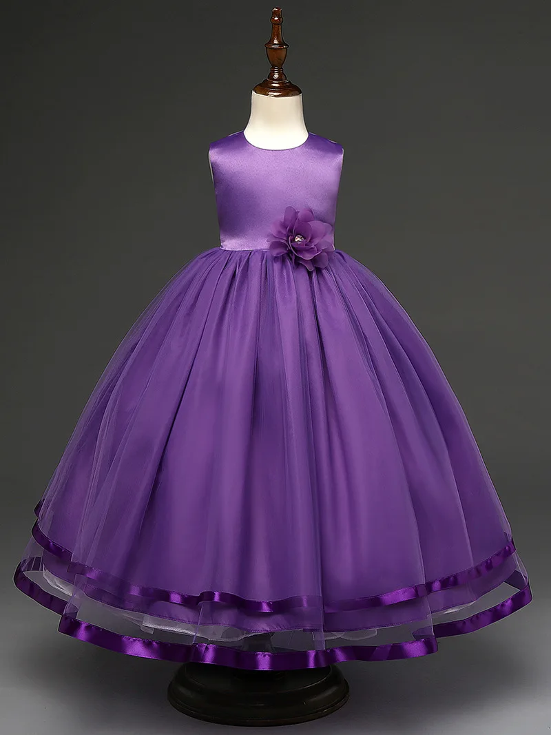 purple gown for girls