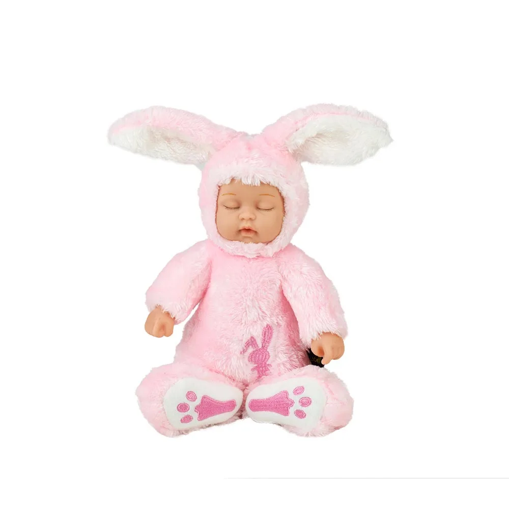 ¡Sueño conejo! Reborn bebé muñeca de La felpa del conejo Beanie juguetes 25 cm peluche lapin bebé muñecas para niños Regalo de Cumpleaños niños