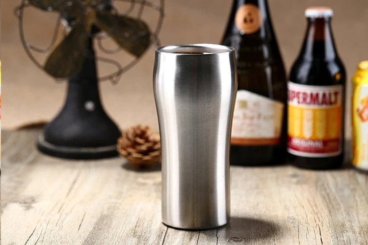 430ml Stainless Steel Tumbler Cups Large Beer Cup Simple Modern Double Wall Vacuum Insulated Coffee Mug Camping Home Bar Cups (4)