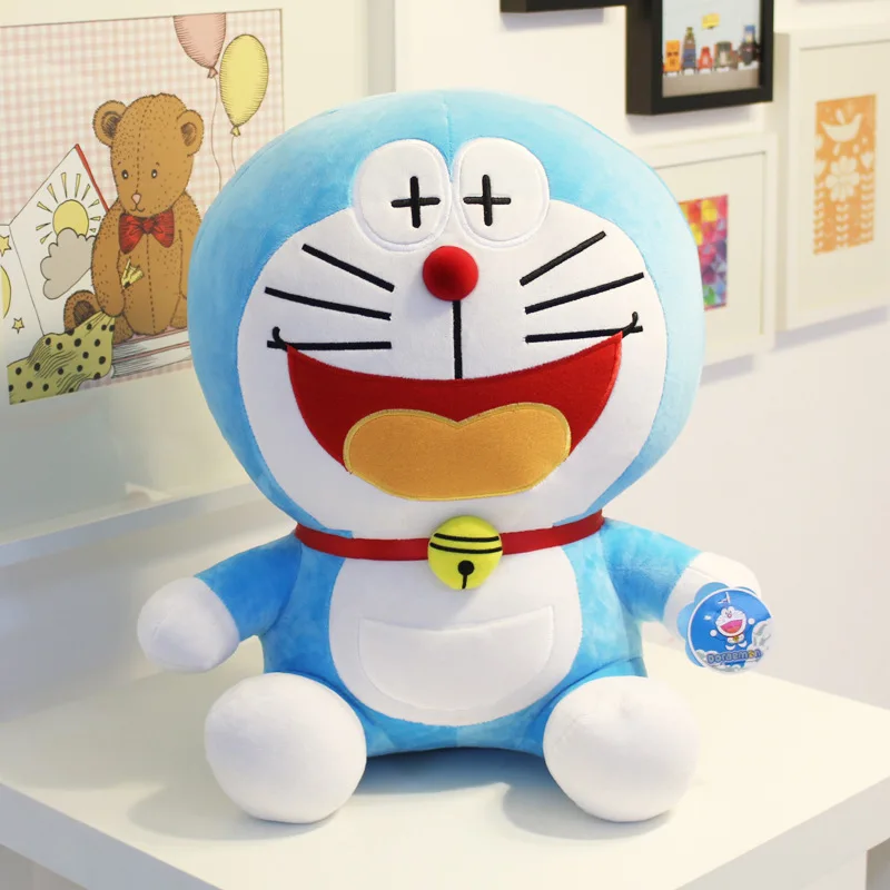 Хит аниме 25 см постоять за меня Doraemon плюшевые игрушки кукла CuteCat мягкие животные