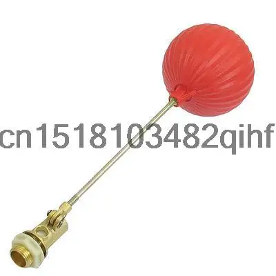 

1/2"PT Male Thread Water Sensor Red Plastic Float Floating Ball 95mm Dia