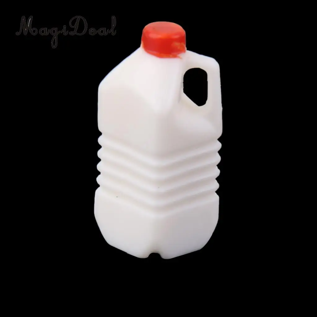 MagiDeal Simulation 1Pc PVC Miniature Milk Bottle Kitchen Food Furniture  for Dollhouse Dolls Decor Kid Pretend Play Classic Toy