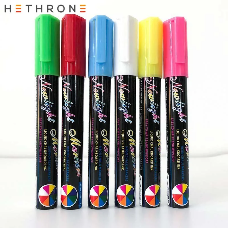 Hethrone 4/6/8/12 Маркер ручки для люминесцентных иск Пастель картина перо искусство
