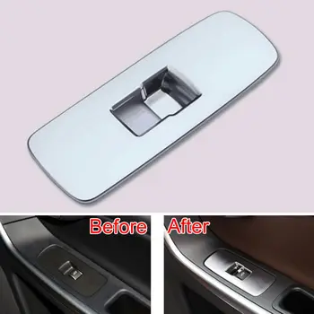 

BBQ@FUKA 1Pc ABS Car Window Lift Switch Button Panel Frame Cover Trim Sticker Fit For Volvo XC60 S60 S60l V60 Car accessories