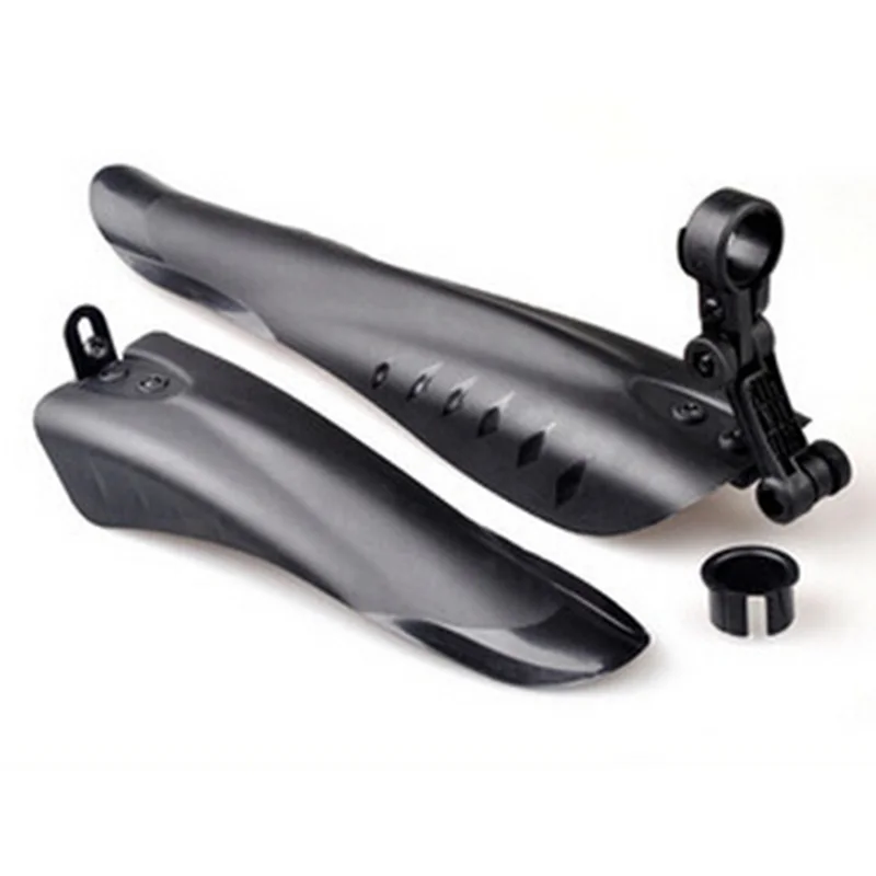 

2pc Black Bike Bicycle MTB Quick Release adjustable Front &Rear Fender Mudguard