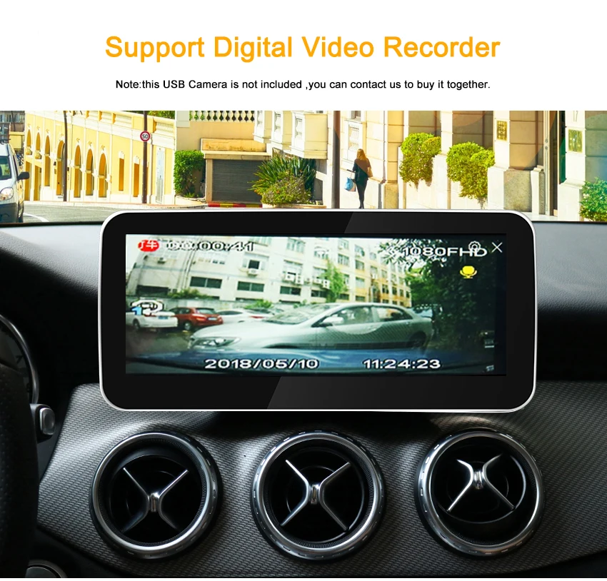 Sale Koason Android 8.1 10.25 HD touch Screen Car Multimedia Player for BENZ GLA/CLA/A Class 12-15 Car Radio Vehicle GPS navigation 15