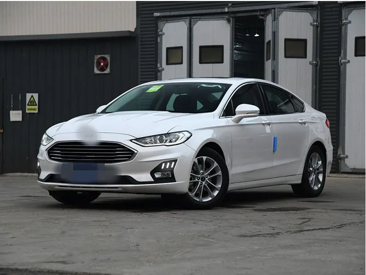 EOsuns led drl дневные ходовые огни для Ford Mondeo- с движущимися желтыми поворотниками и синий Ночной свет для бега