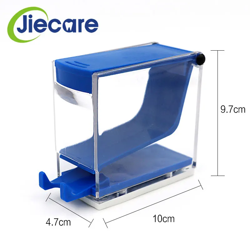 

1 PC New Dental Orthodontic Dentist Cotton Roll Dispenser Holder Press Type Box For Dental Lab 4 Colors Available Free Shipping