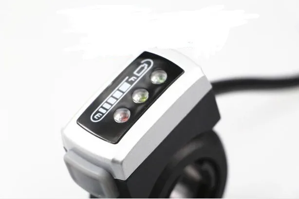 Flash Deal Newest 36V 106DX e-bike finger throttle both-way thumb gas handle with battery indicator specialize for lithium batteries 1 Flash Deal Newest 36V 106DX e-bike finger throttle both-way thumb gas handle with battery indicator specialize for lithium batteries 1