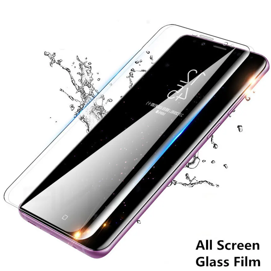 Защитная пленка для экрана Samsung Galaxy Note 8 9 S9 S8 Plus S7 Edge 3D полное изогнутое закаленное