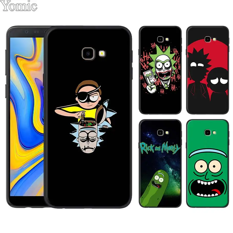 

Anime Rick And Morty Black Case for Samsung Galaxy J6 J4 Plus J3 J4 J5 J6 J7 J8 2018 J5 J7 Prime Soft TPU Case Cover