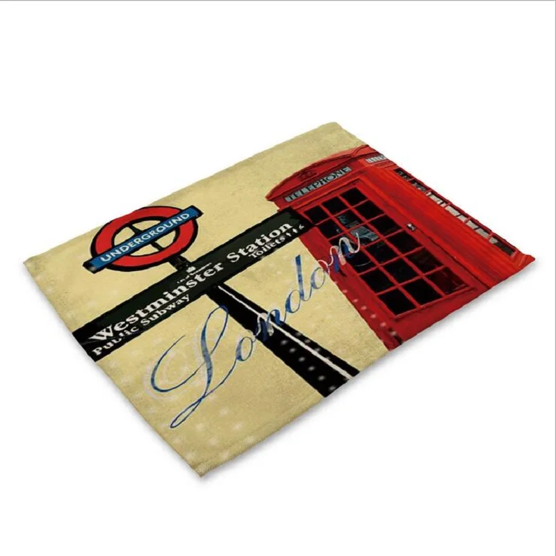 لندن إشارة سيارة تحديد الموقع النسيج كوستر الجدول الديكور حصيرة المطبخ Posavasos Manteles individuales Onderzetters H219 لندن إشارة سيارة تحديد الموقع النسيج كوستر الجدول الديكور حصيرة المطبخ Posavasos Manteles individuales Onderzetters H219