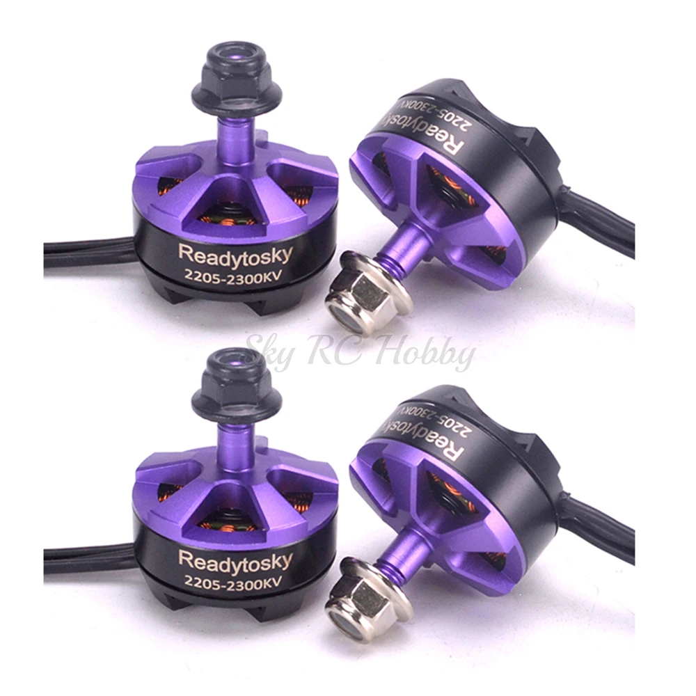 

4pcs/lot 2205 2300KV Brushless Motor 3-4S CW CCW Motor For Chameleon 220mm Wizard X220S X220 FPV Racing Drone Quadcopter