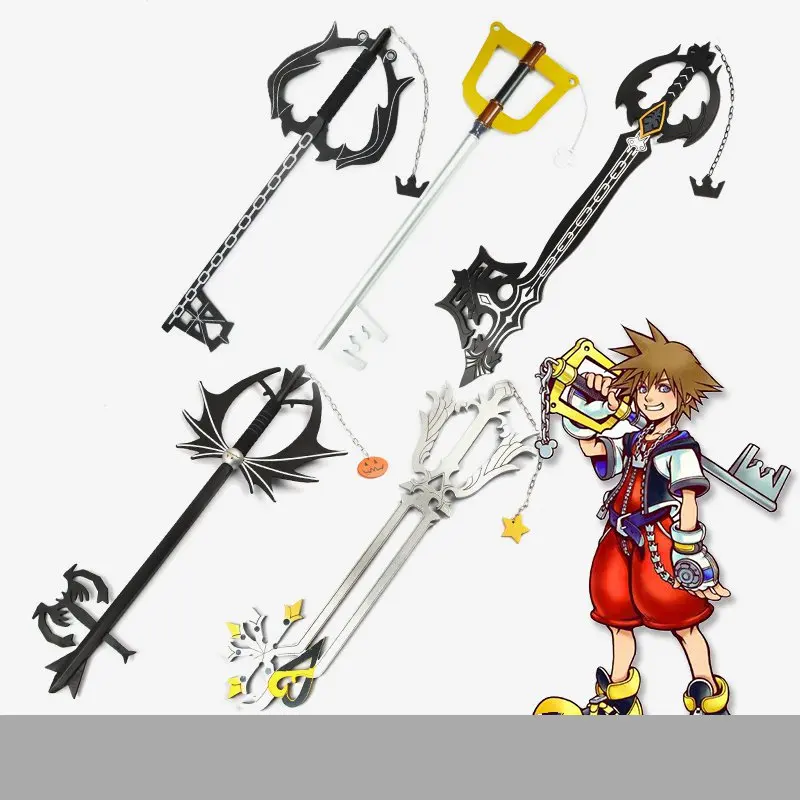 Accessoires de Cosplay Sora Kingdom Hearts, accessoires en bois pour