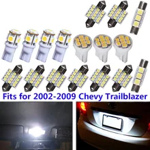 Trailblazer Interior Lights And Get Free Shipping On Aliexpress 17pc Set Pure White Led Car Interior Lights Fits For 2002 2009 Chevy Trailblazer