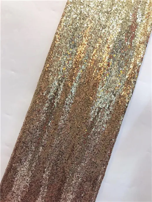 Sequined Net Lace African Sequins Fabric For Indian Women Party Evening Dress Material French Guipure Mesh Laces Gold red | Дом и сад