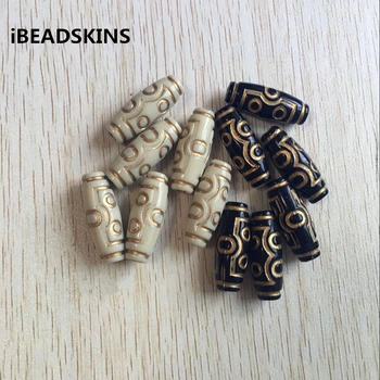 

(choose color)34x13mm 140pcs/lot Acrylic cylindrical shape antique style Beads for Jewelry DIY #3837 (Design as shown)