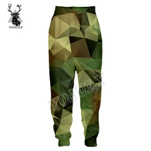 YOJULY/модные длинные штаны унисекс с 3D принтом для мужчин/женщин, камуфляжные штаны в полоску с 3d принтом Harajuku, повседневные уличные штаны L2