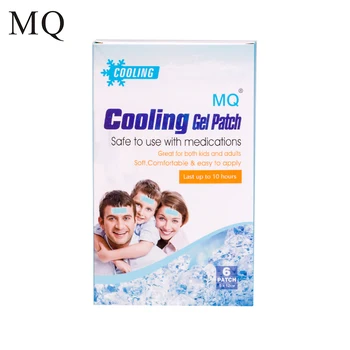 

MQ 12 Pieces / 2 Boxes Chinese Cooling Fever Plaster For Baby Children Temperature Ice Instant Cooling Gel Patch Body Massager