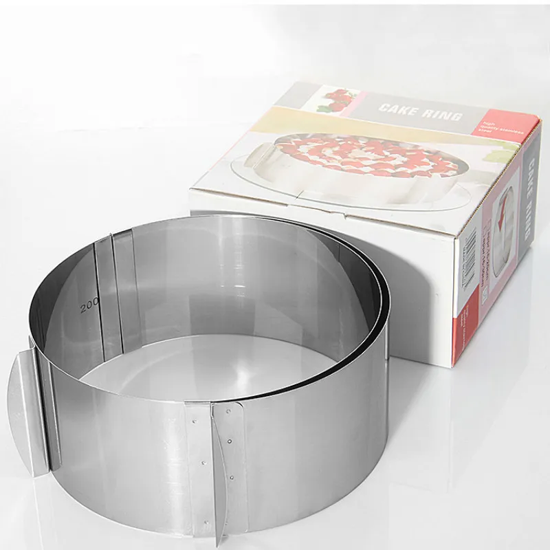 16 20cm Stainless Steel Round Circle Cookie Fondant Cake Mold Cutter