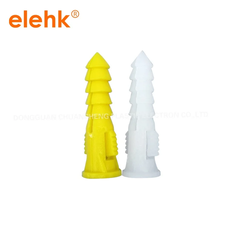

100pcs Plastic Screws Anchor Expansion Wall Plug 5x25mm (Screw Dia 4.5-5mm)
