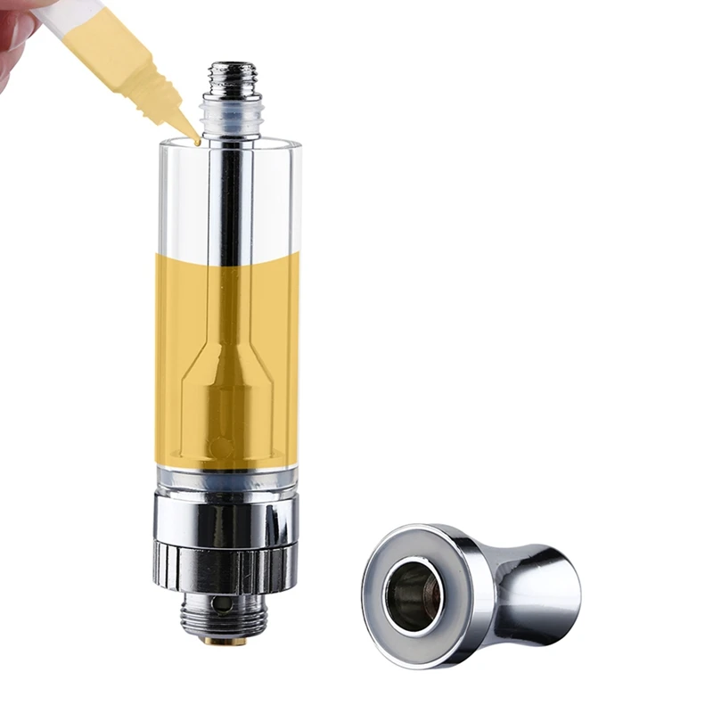 

Original Lock CBD Atomizer with Ceramic Coil E-cig Tank for Oil Vaping Leak-proof E-cigarette Atomizer 510 Thread