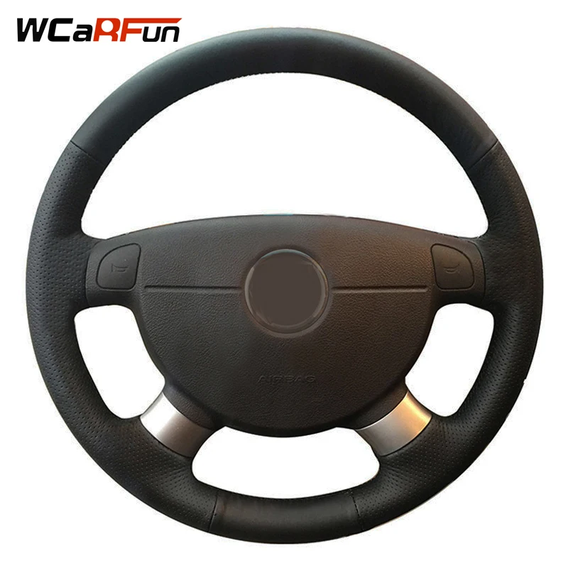 

WCaRFun Auto Car Steering Wheel Cover for Buick Excelle Daewoo Gentra 2013-2015 Chevrolet Lacetti 2006-2012 Chevrolet Aveo Lova
