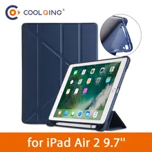 TPU Multi-folded Smart Case For iPad Air 2 9.7'' Protective Covers With Pen Slot Soft PU Leather Tablets Case For iPad Air Case TPU Multi-folded Smart Case For iPad Air 2 9.7'' Protective Covers With Pen Slot Soft PU Leather Tablets Case For iPad Air Case