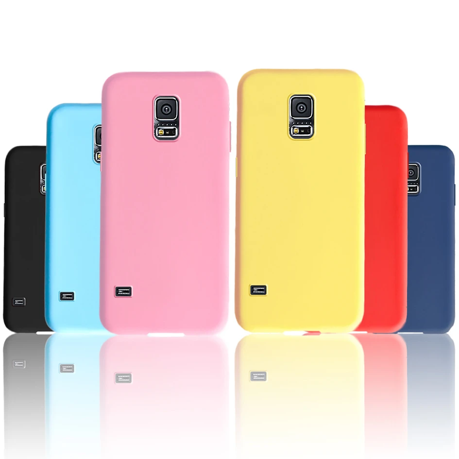Funda de silicona suave para Samsung Galaxy S5 S i9600 G900F, carcasa Color caramelo para Samsung S5 Neo SM G903F G903 S5 Duos G9006 G9006V|Fundas antigolpes para - AliExpress