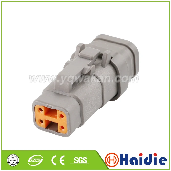 

Free shipping 5sets 4pin female auto electric waterproof plug plastic cable cable connector HD0410YA-1-21