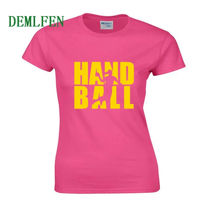 

New Summer Fashion Handball T Shirt Women Casual Tops Cotton Short Sleeve Men Printed T Shirts Girl Brand Clothing Streetwear