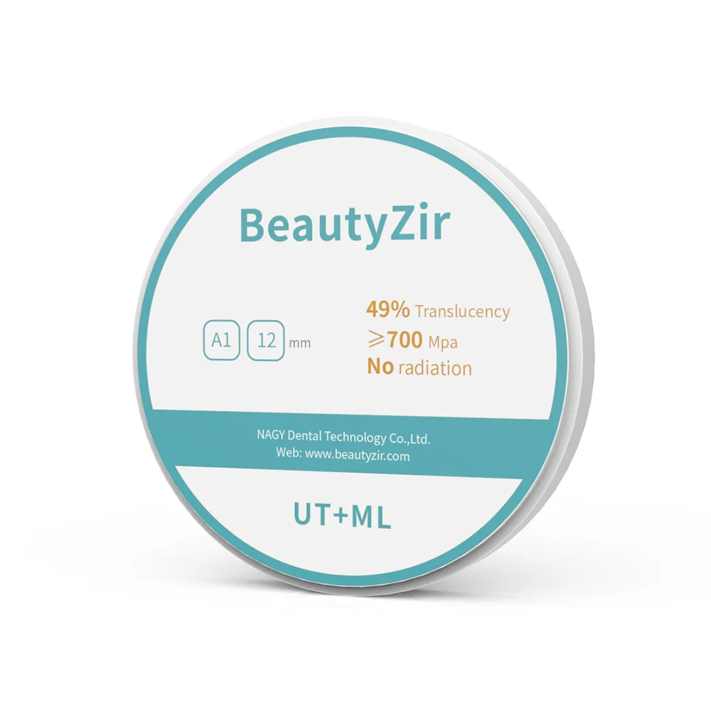 

multlayer preshade A1-D4 ultra translucency dental zirconia block