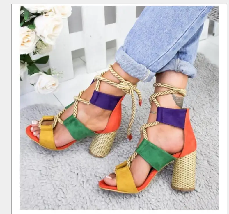 

2019 new fashion summer pu sandals for women, wedges for women's beach shoes, and cross-shoes with fish mouth