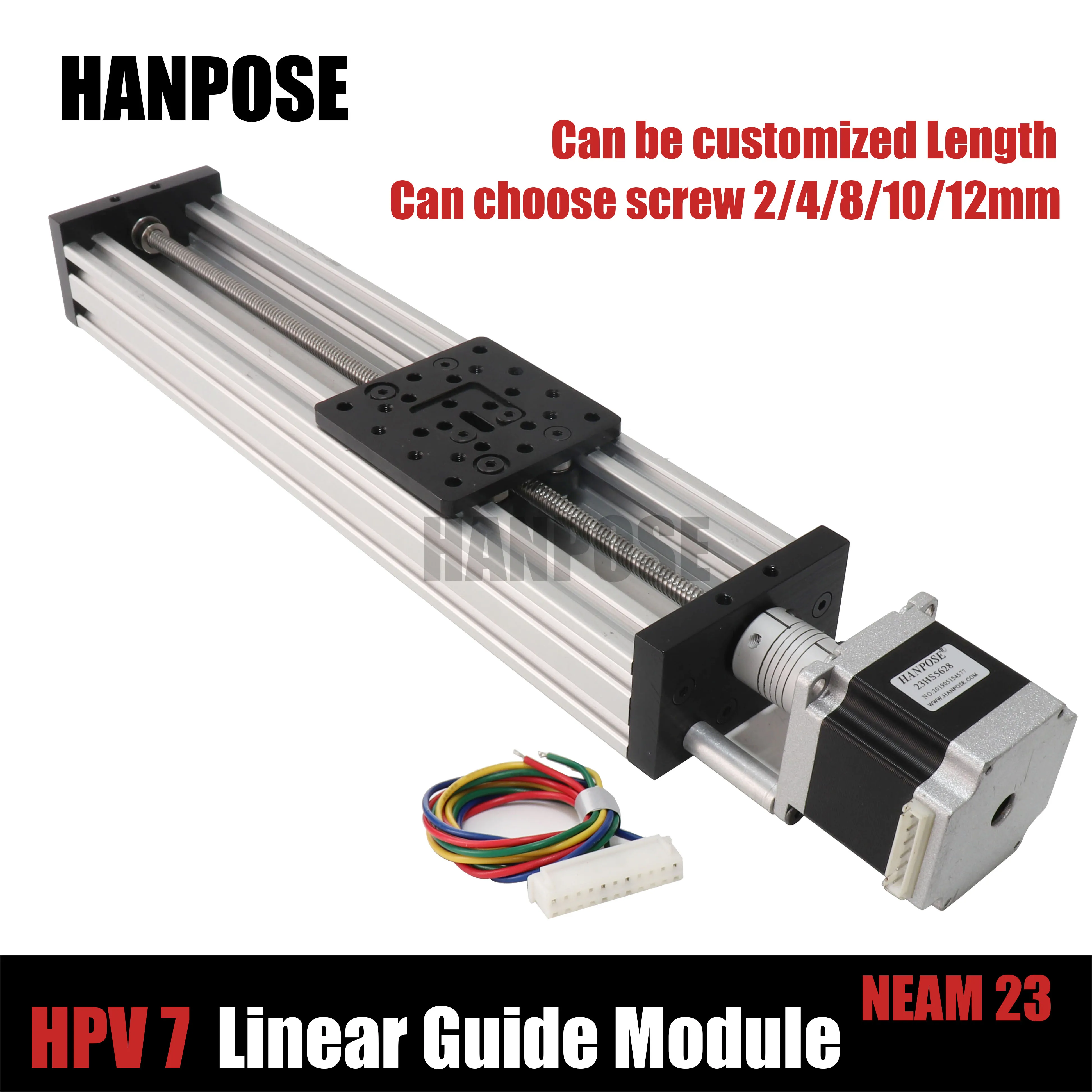 NEMA 23 2.8A шаговый двигатель HPV7 Openbuilds C-Beam линейный привод Z axis t8 ведущий винт шаг 2 мм или Reprap 3d принтер