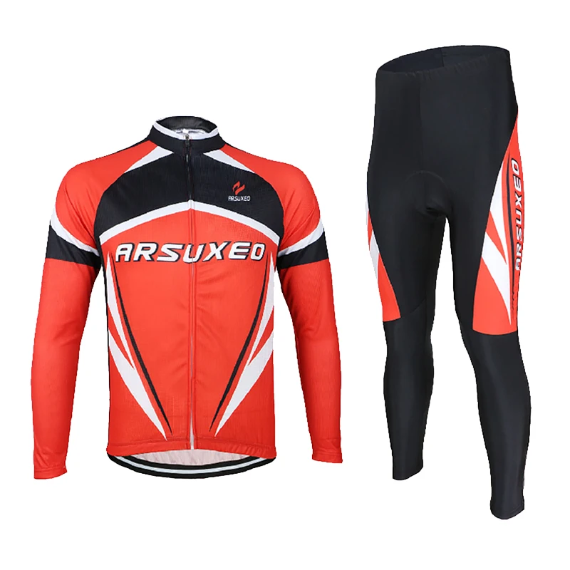 

Men Cycling Jersey Set Breathable MTB Clothes Quick Dry Bicycle Sportswear Bike Jerseys Ropa Ciclismo Spring Autumn