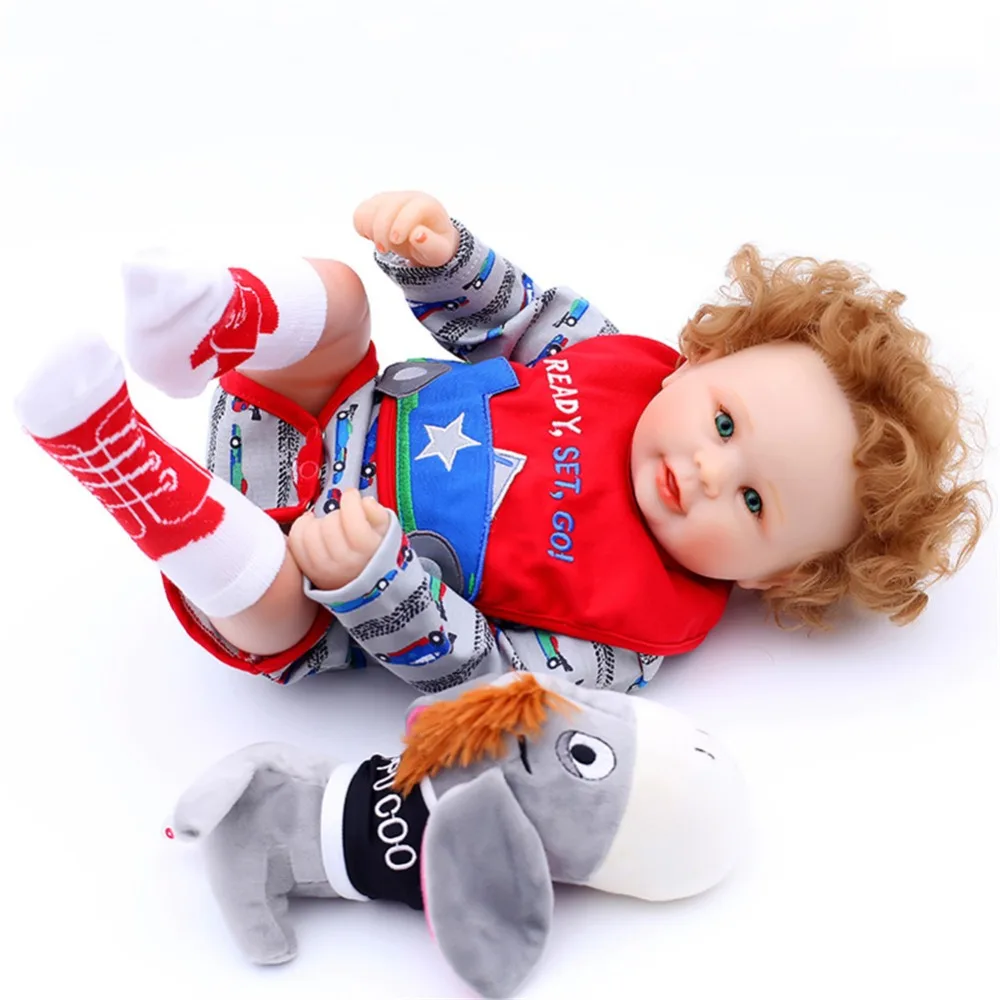 SanyDoll см 20 дюймов 50 см Силиконовые Детские куклы reborn, реалистичные куклы прекрасные куклы для мальчиков и девочек праздничные подарки